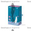 Satisfyer Curvy 2 succionador de clitoris blanco con control desde el celular